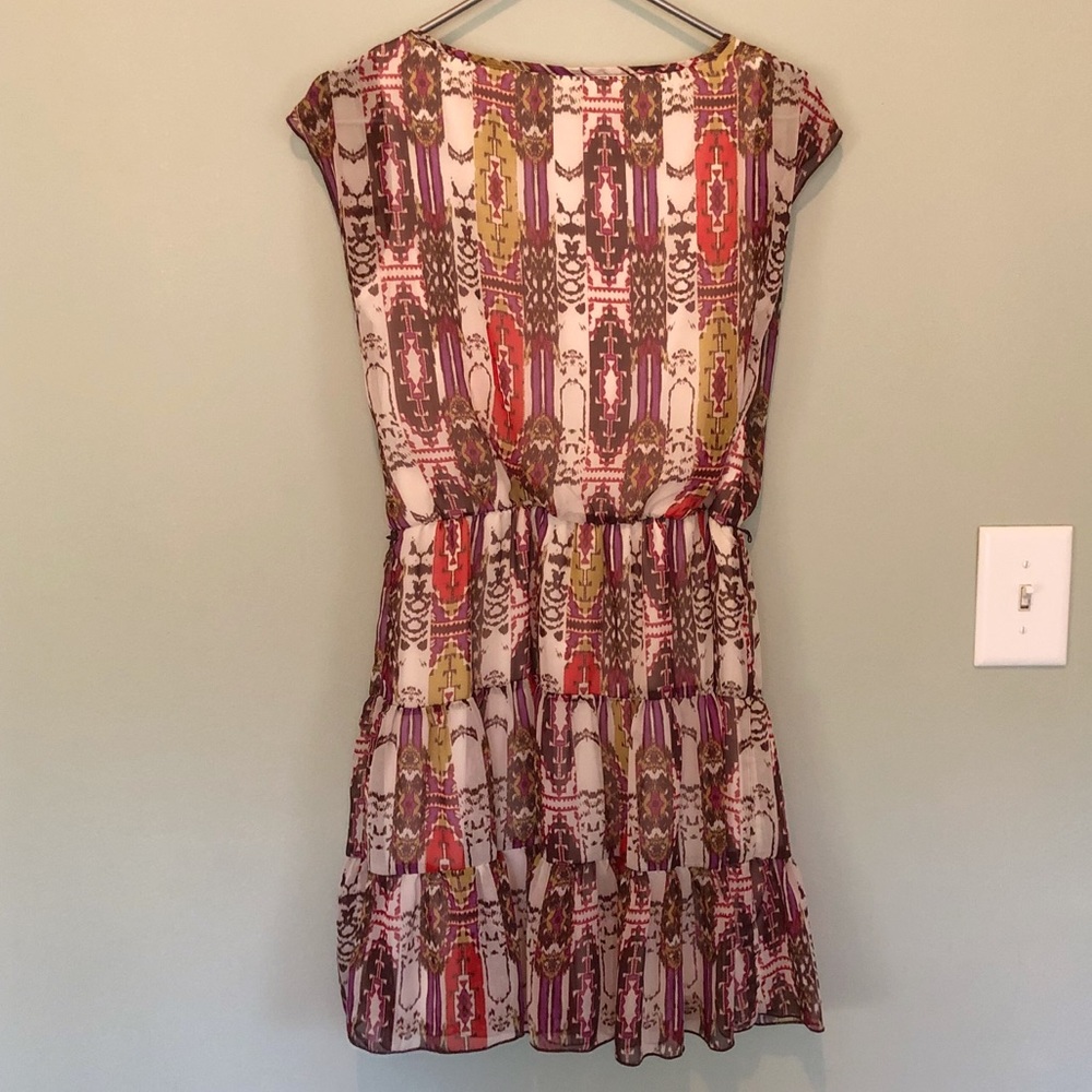 Aztec Tribal Print Boho Festival Dress - Picture 4 of 6